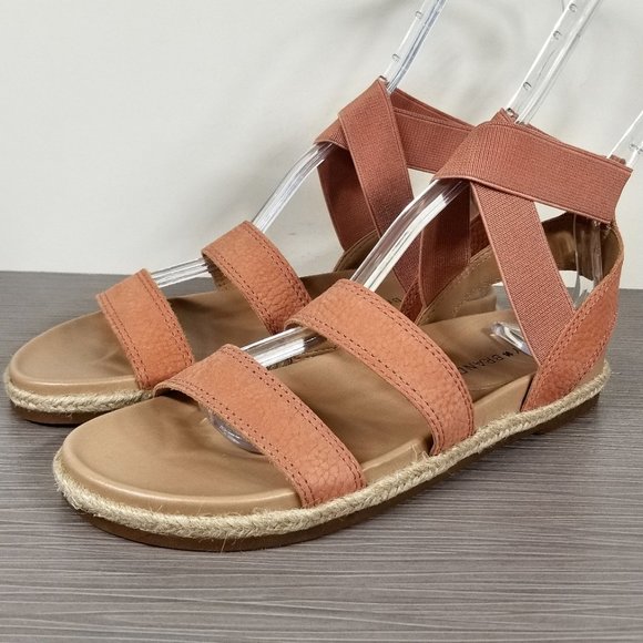 Lucky Brand Dilane Sandals, Canyon Clay Embossed Nubuck, Womens Size 6.5 M / 37 - Picture 3 of 11